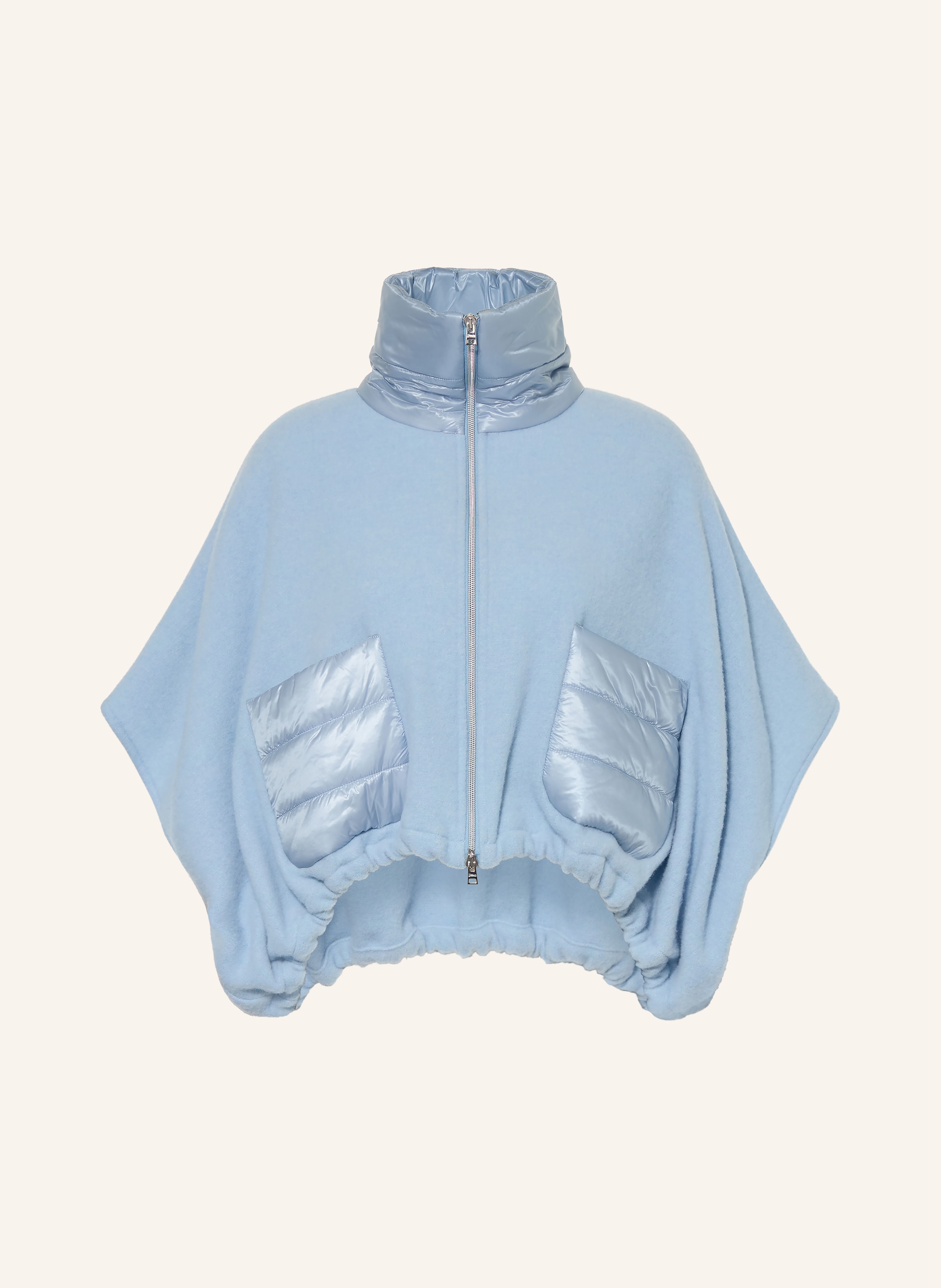 HERNO Cape im Materialmix