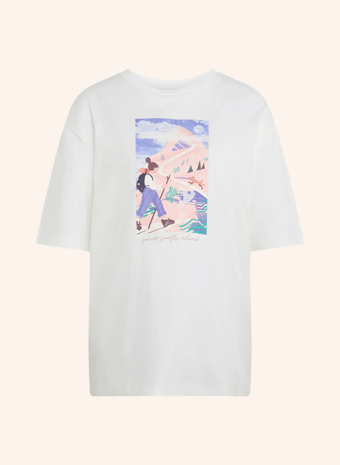 adidas TERREX Oversized-Shirt TERREX SECRET PATHS AHEAD GRAPHIC