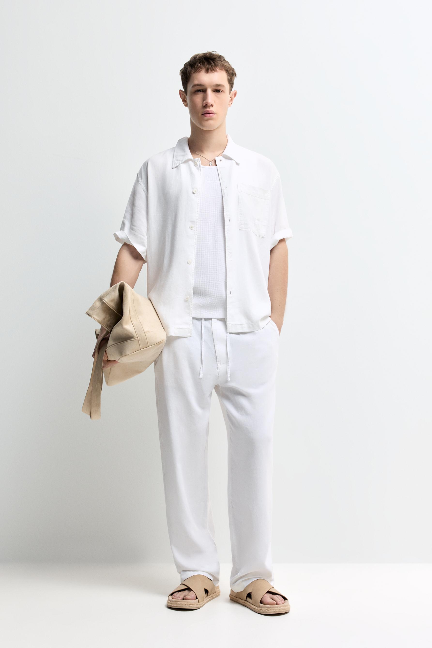 Camisa con lino Lefties Edition