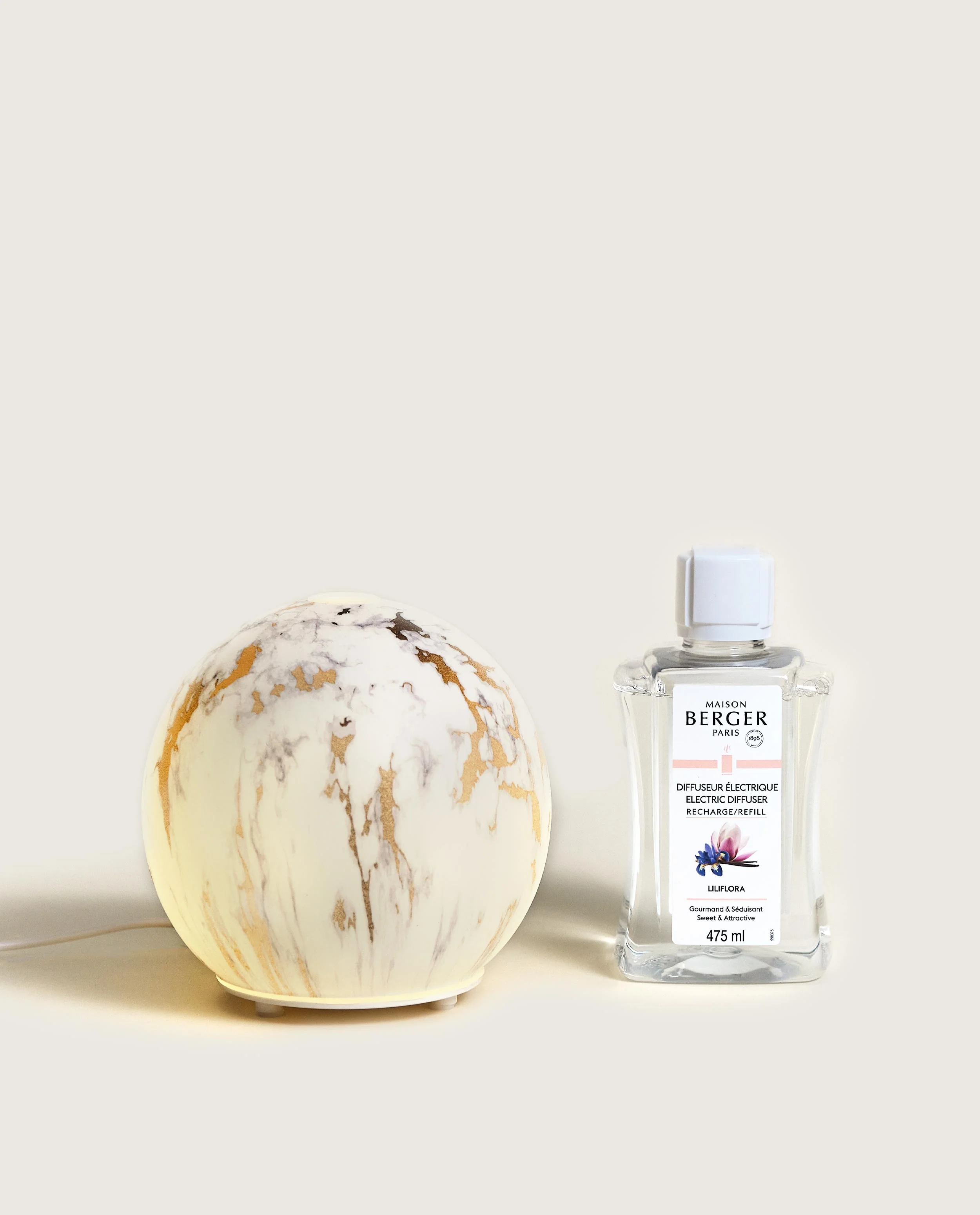 Diffuseur électrique Marbrure Blanc