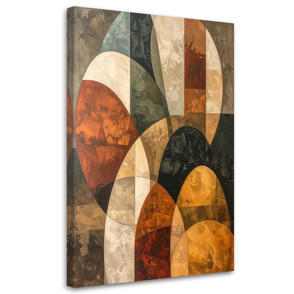 Obraz do salonu sypialni biura loftu, Abstrakcja geometryczna 20x30