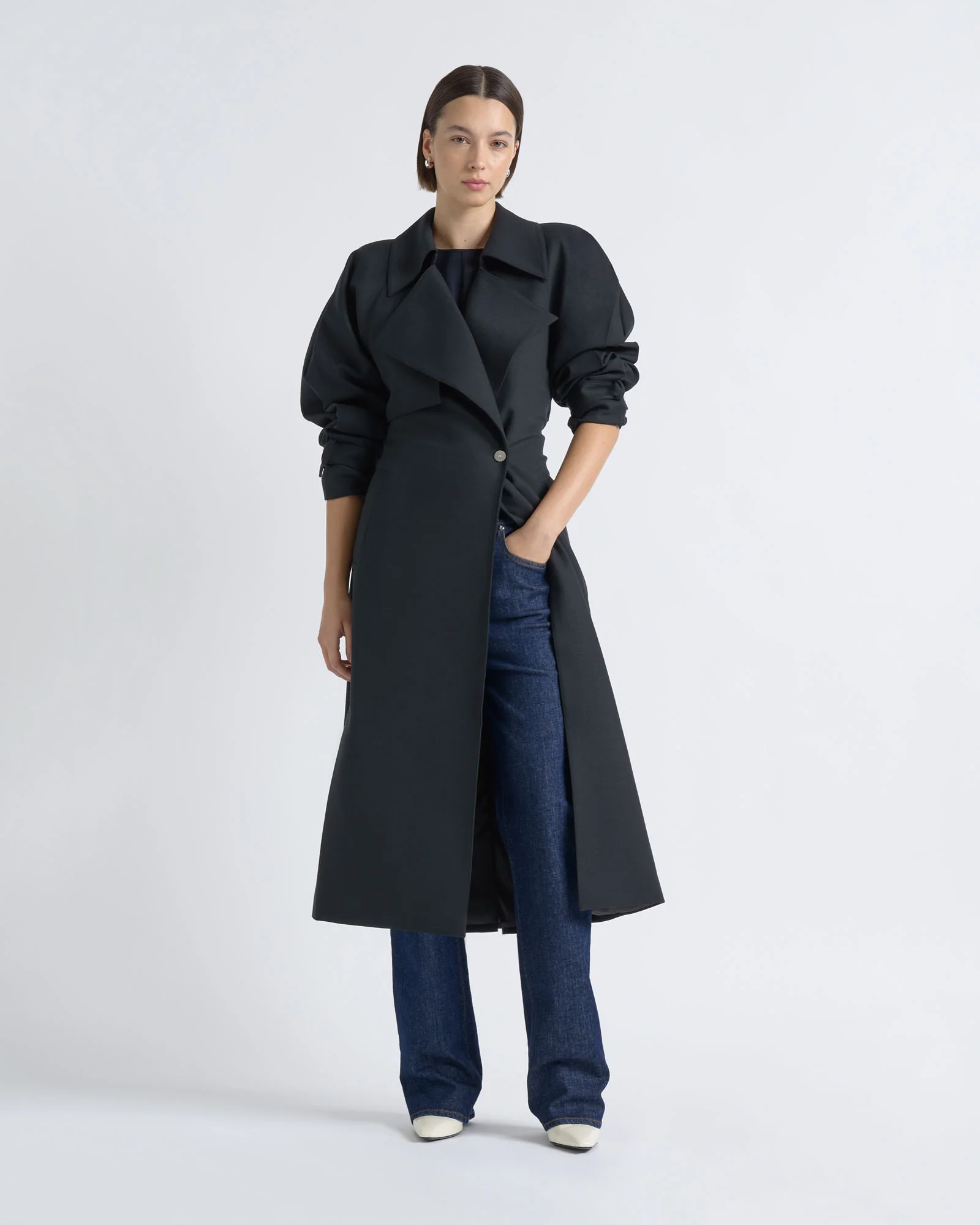 Relaxed Fit Trench Coat