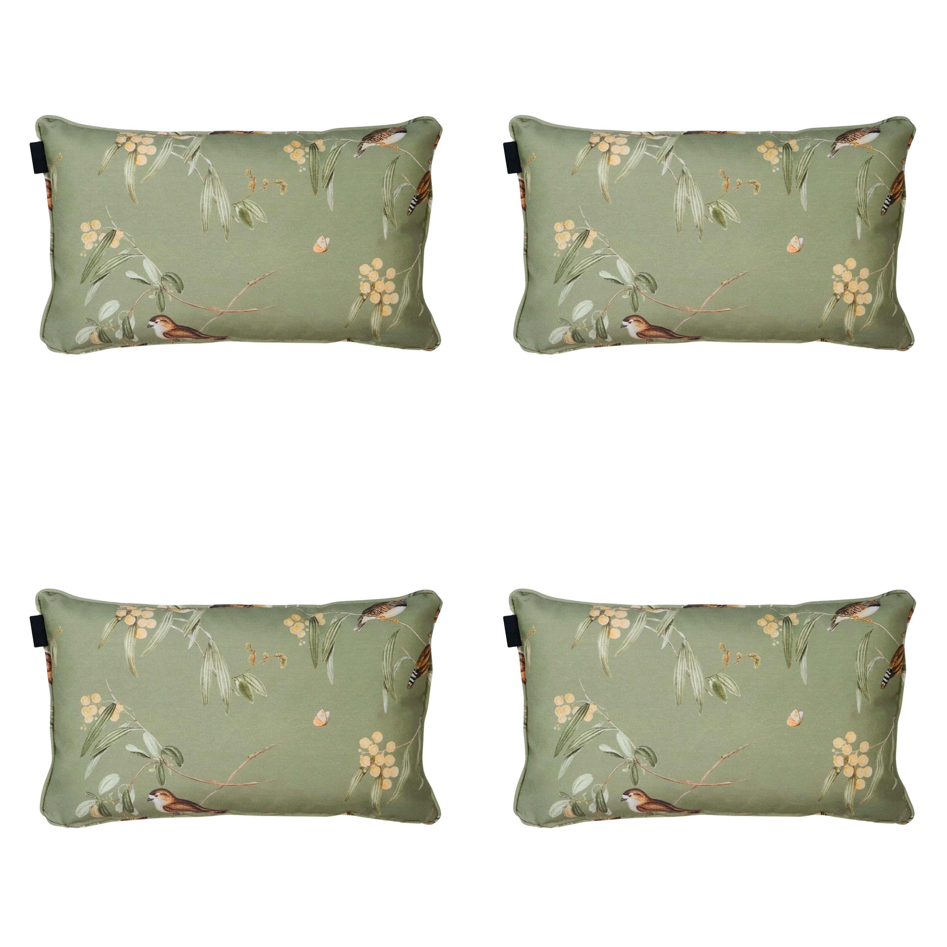 Madison sierkussen Aria - groen - 30x50x10cm - set van 4
