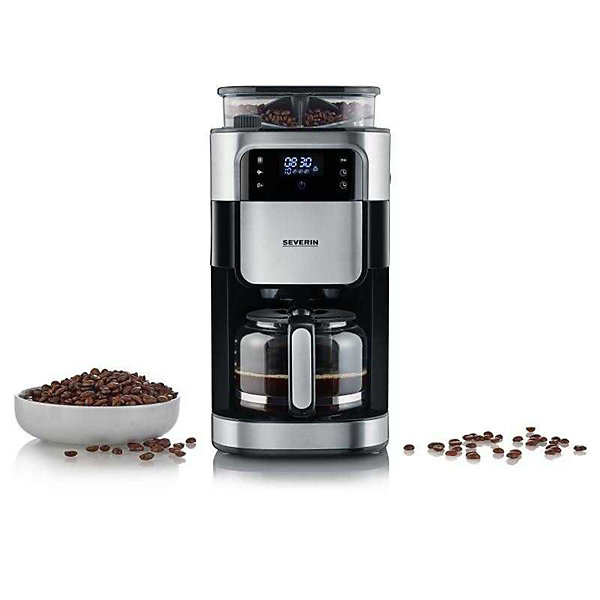 Cafetiere filtre Severin KA 4813 inox 1,25 L broyeur intégré 1000W