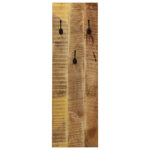 NNEVL Wall-mounted Coat Racks 2 pcs Solid Mango Wood 36x110x3 cm