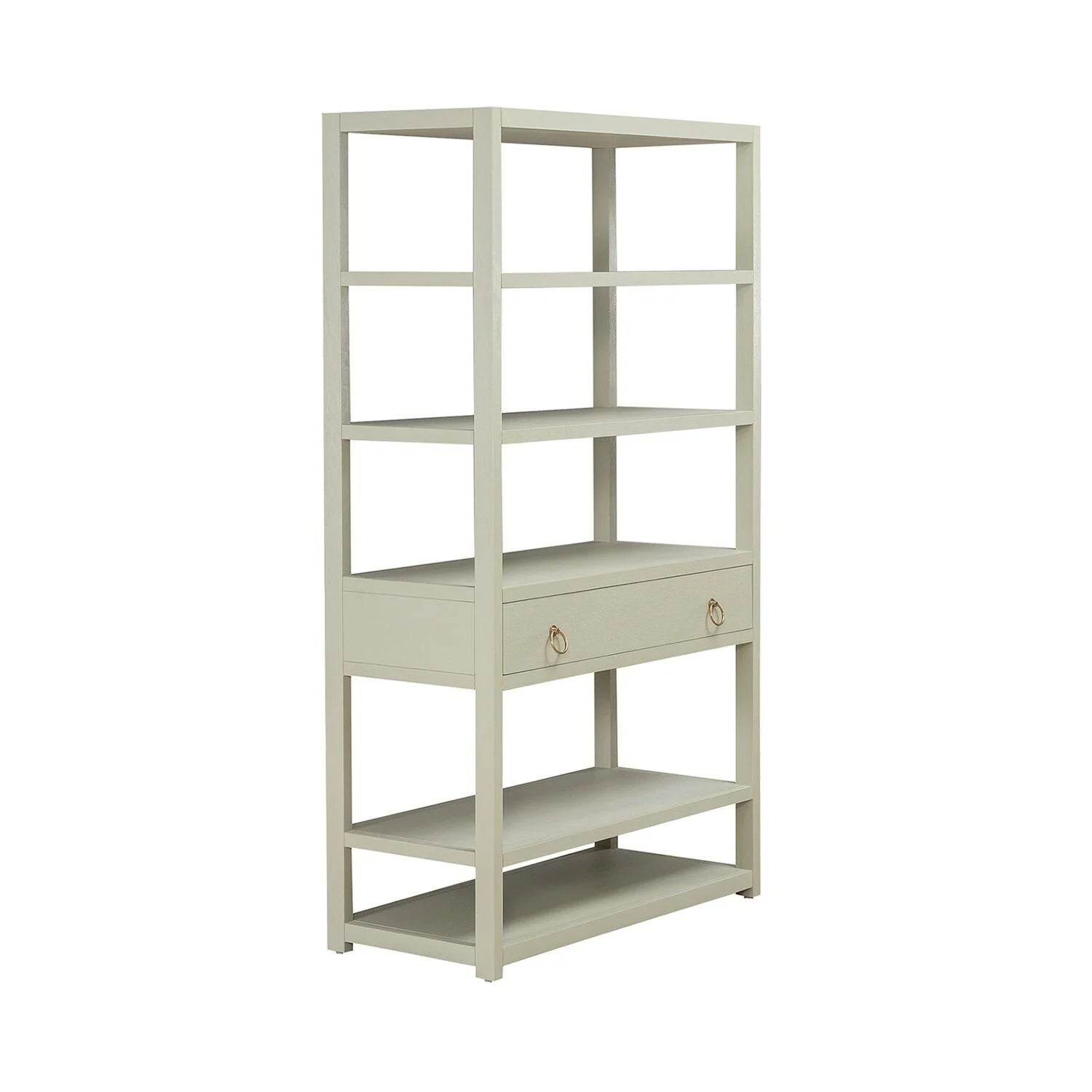 Liberty Furniture East End Accent Display Bookcase Green Mist - Width 39 x Depth 18 x Height 70