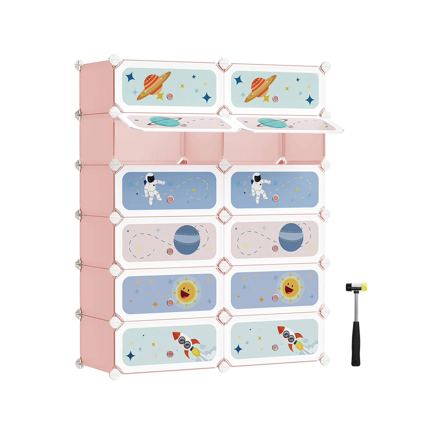 Étagère à chaussures modulable enfants