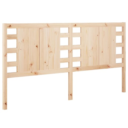NNEVL Headboard 186x4x100 cm Solid Wood Pine