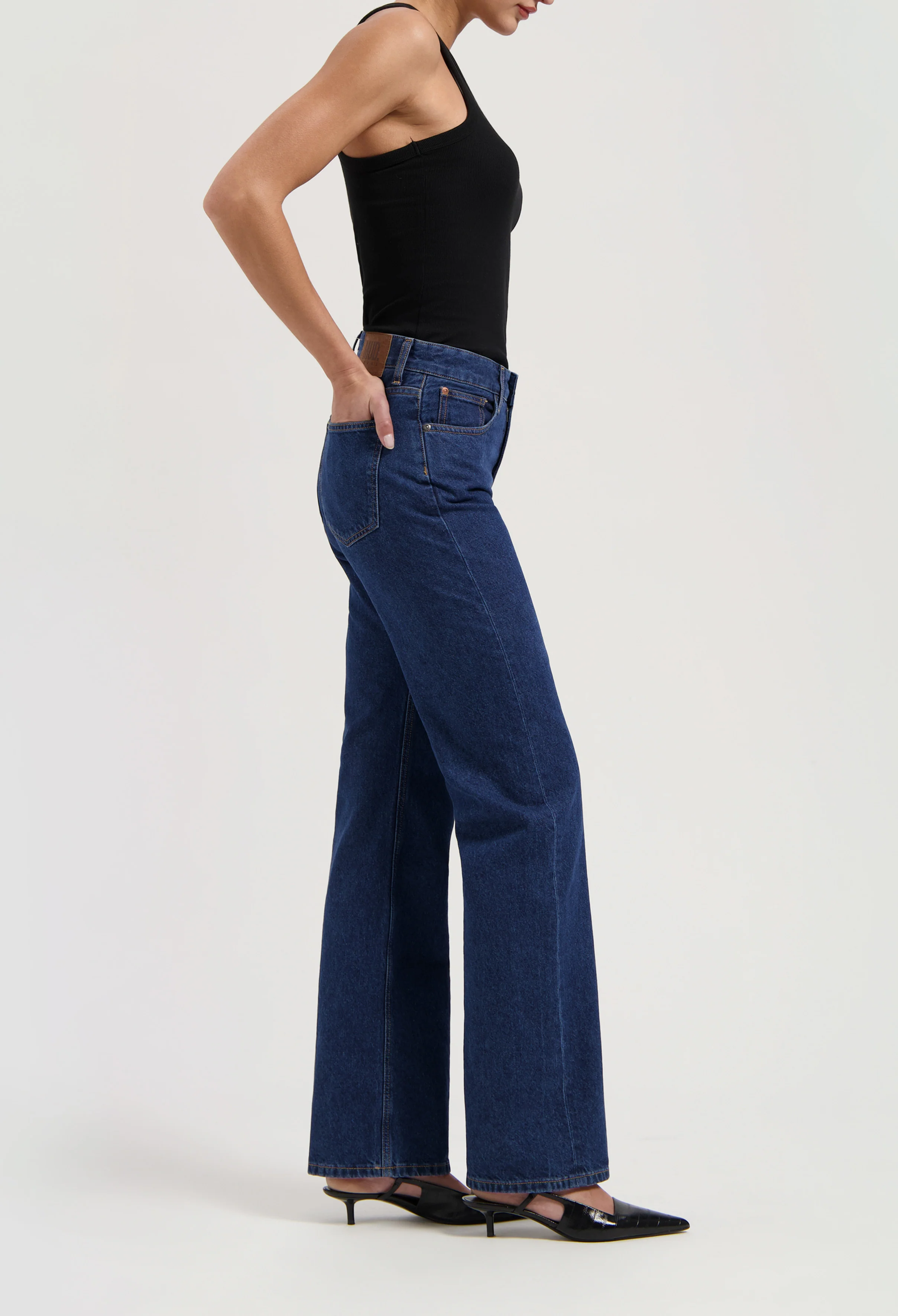 Jamie Mid Loose - Stone Indigo