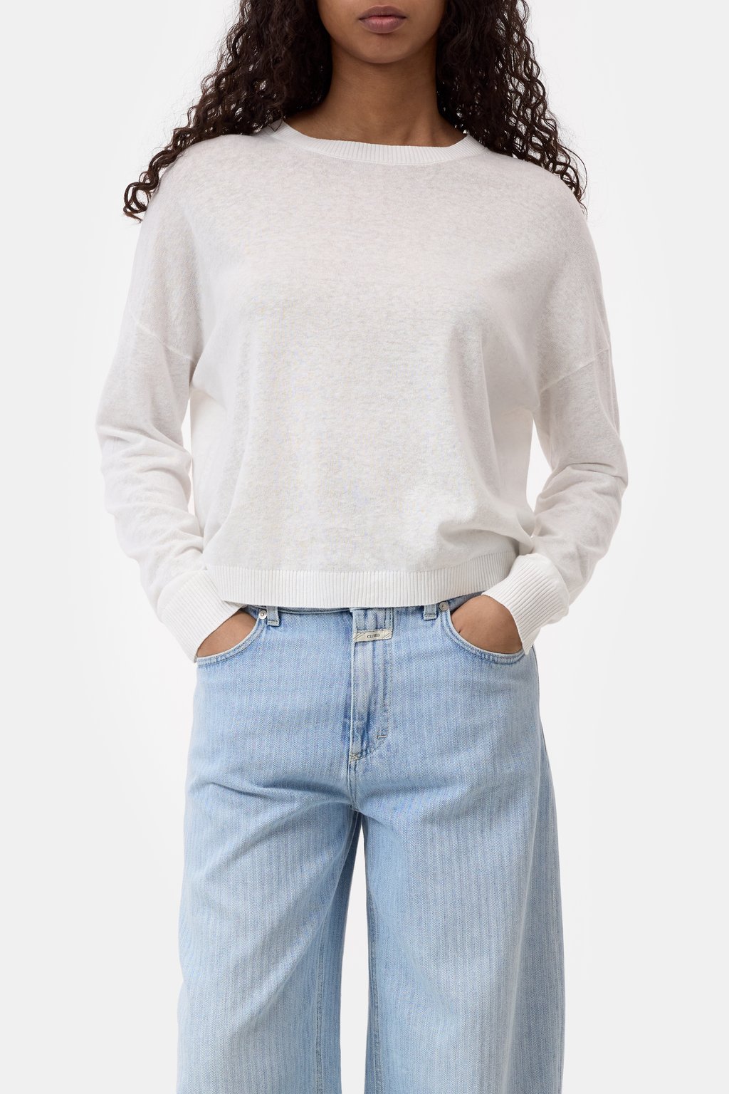 Gestricktes Langarmshirt