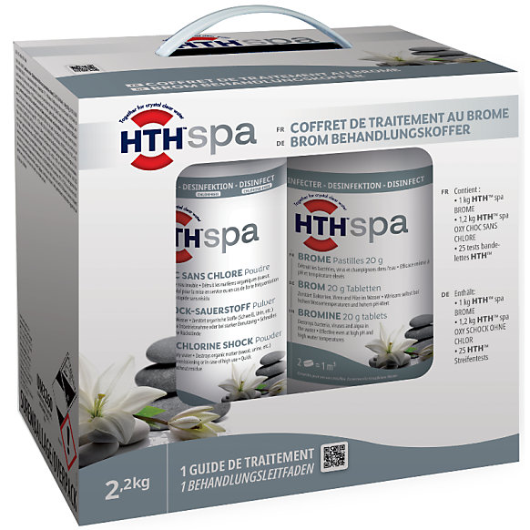 Coffret de traitement au brome hth Spa gonflable -