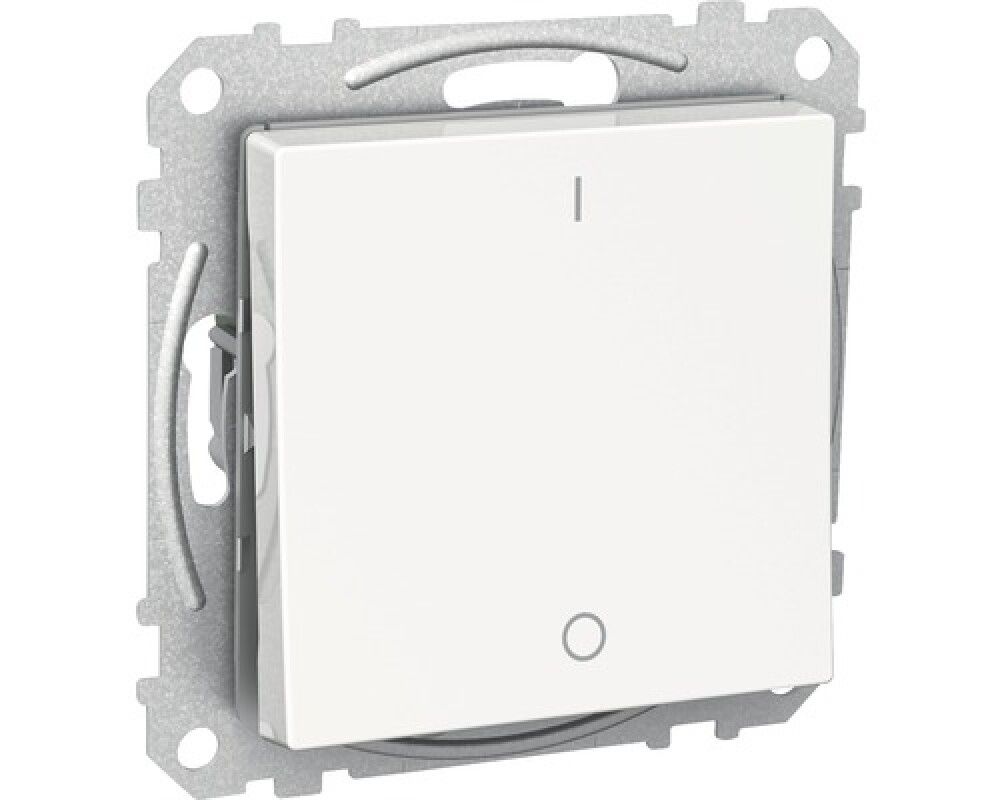 STRØMBRYTER SCHNEIDER ELECTRIC WDE002106 EXXACT 2-POL HVIT
