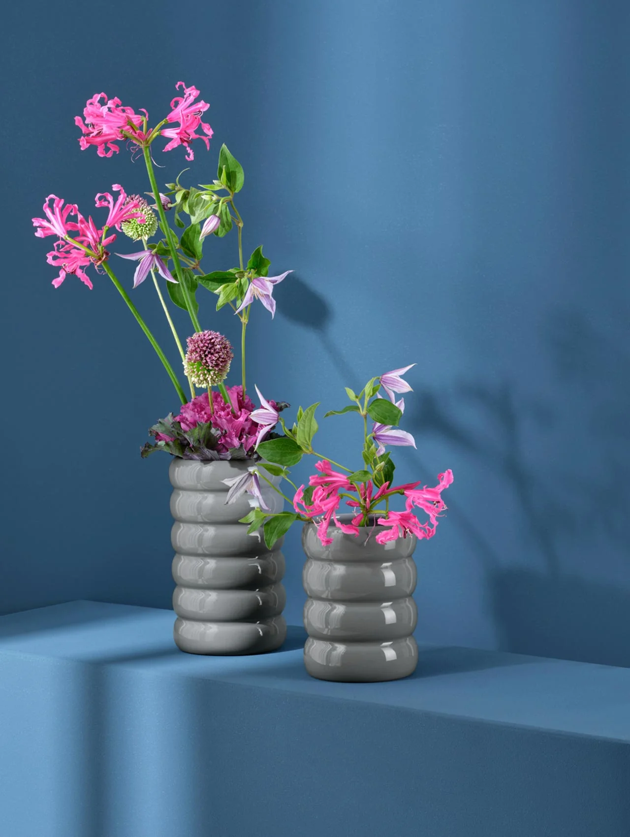 vase, cool gray