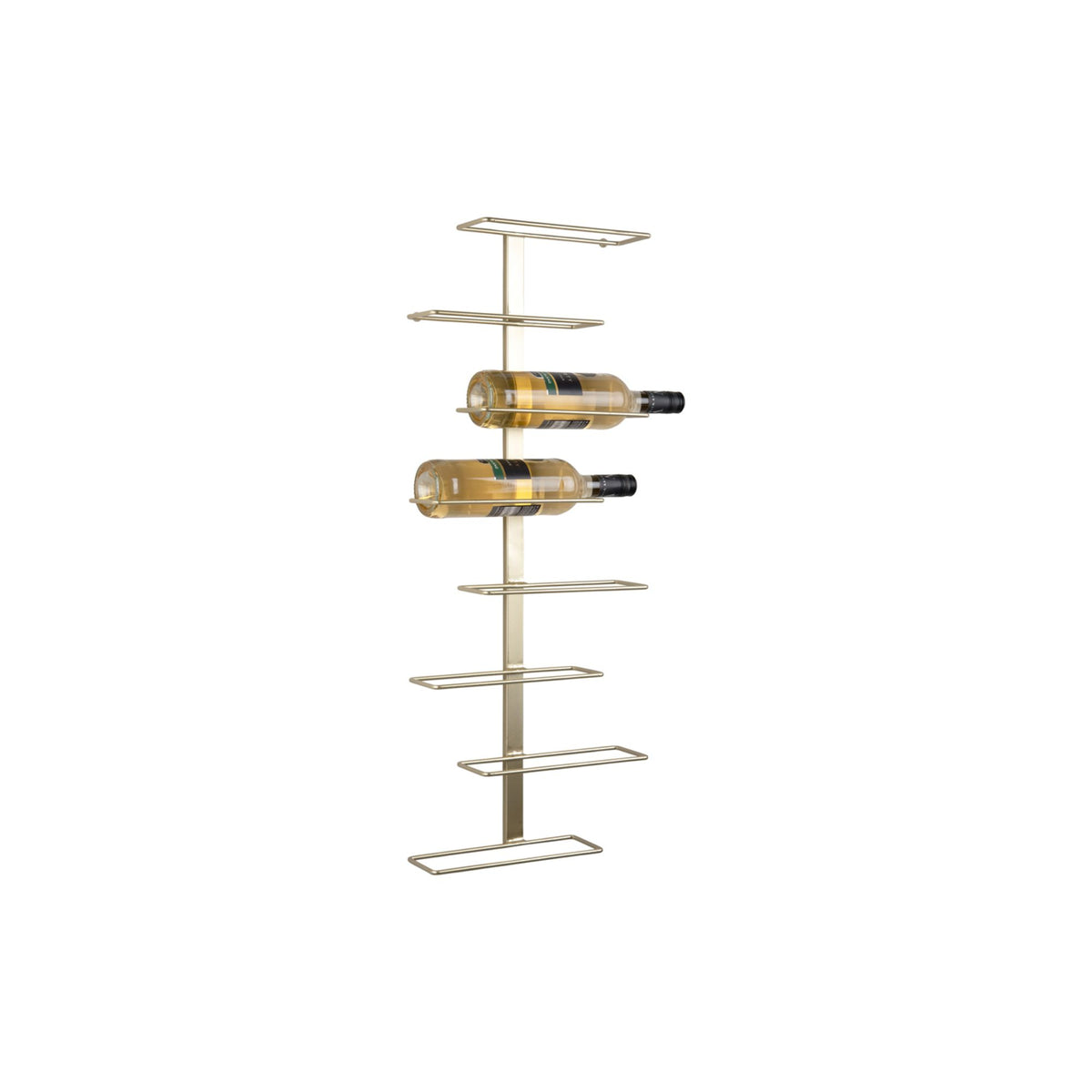 Present Time wijnrek Float - goud - 32.5x9.5x80.5cm