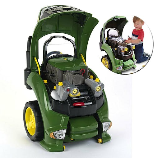 John Deere Tractor Engine Kids Farm Vehicle Toy Lights & Sounds 3y