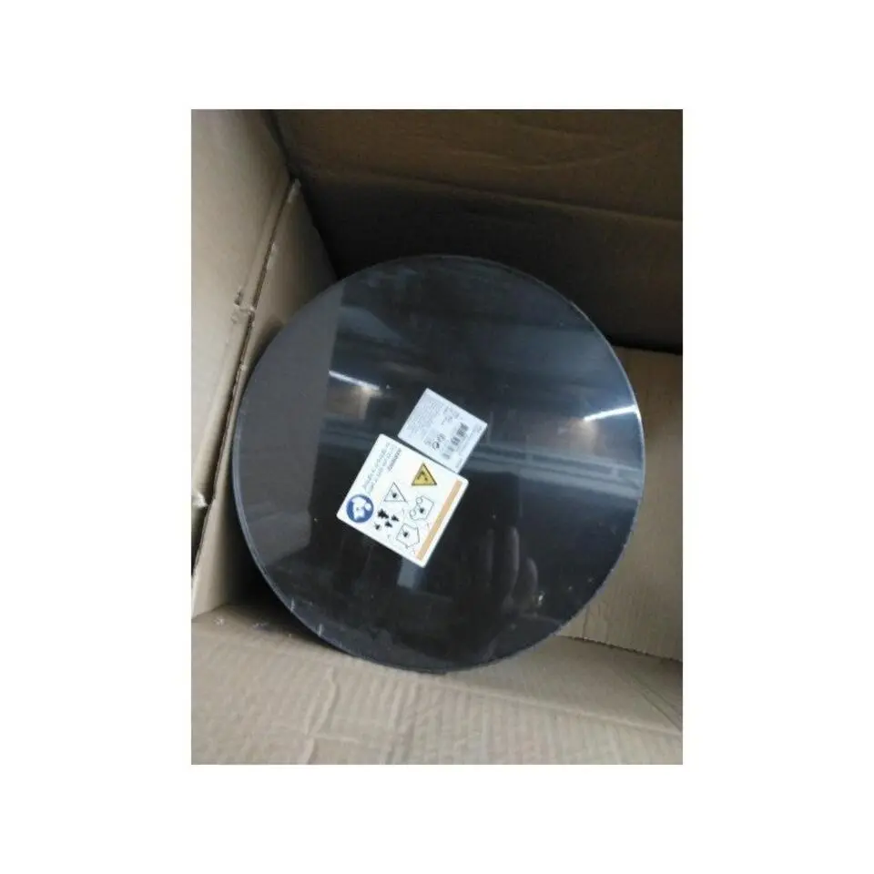 Barbecue emmer - zwart - rond - 33 x 24 cm