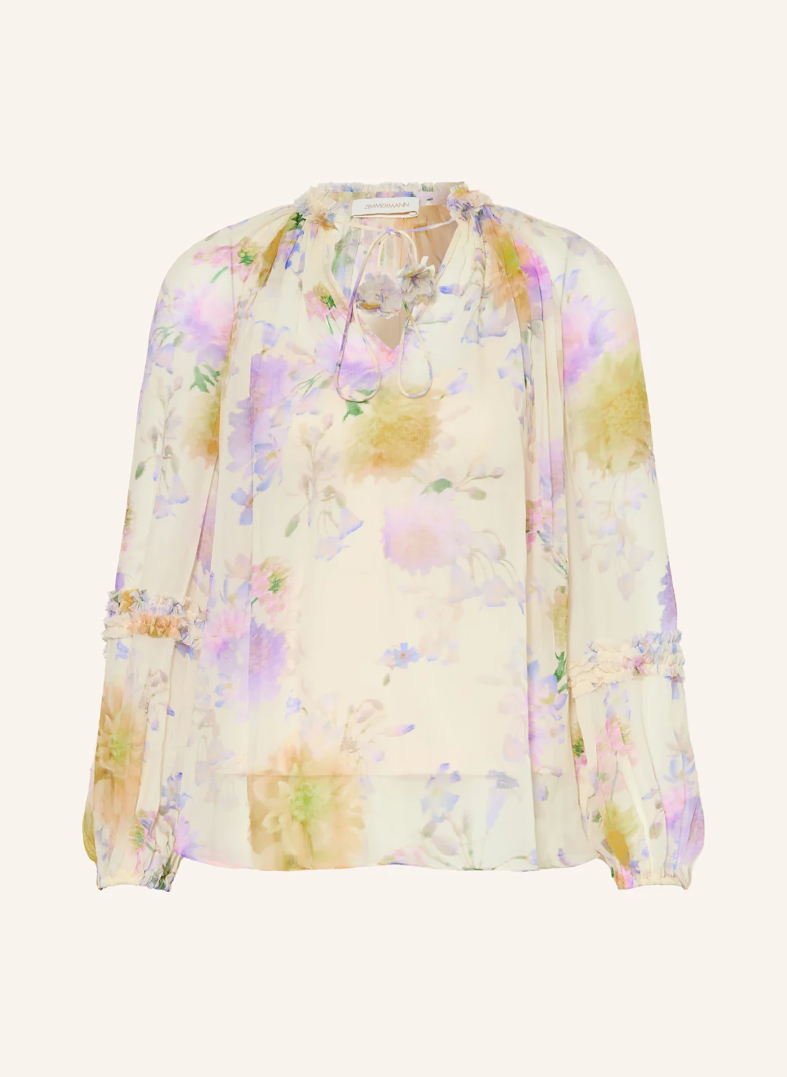 ZIMMERMANN Blusenshirt LUNA mit Rüschen