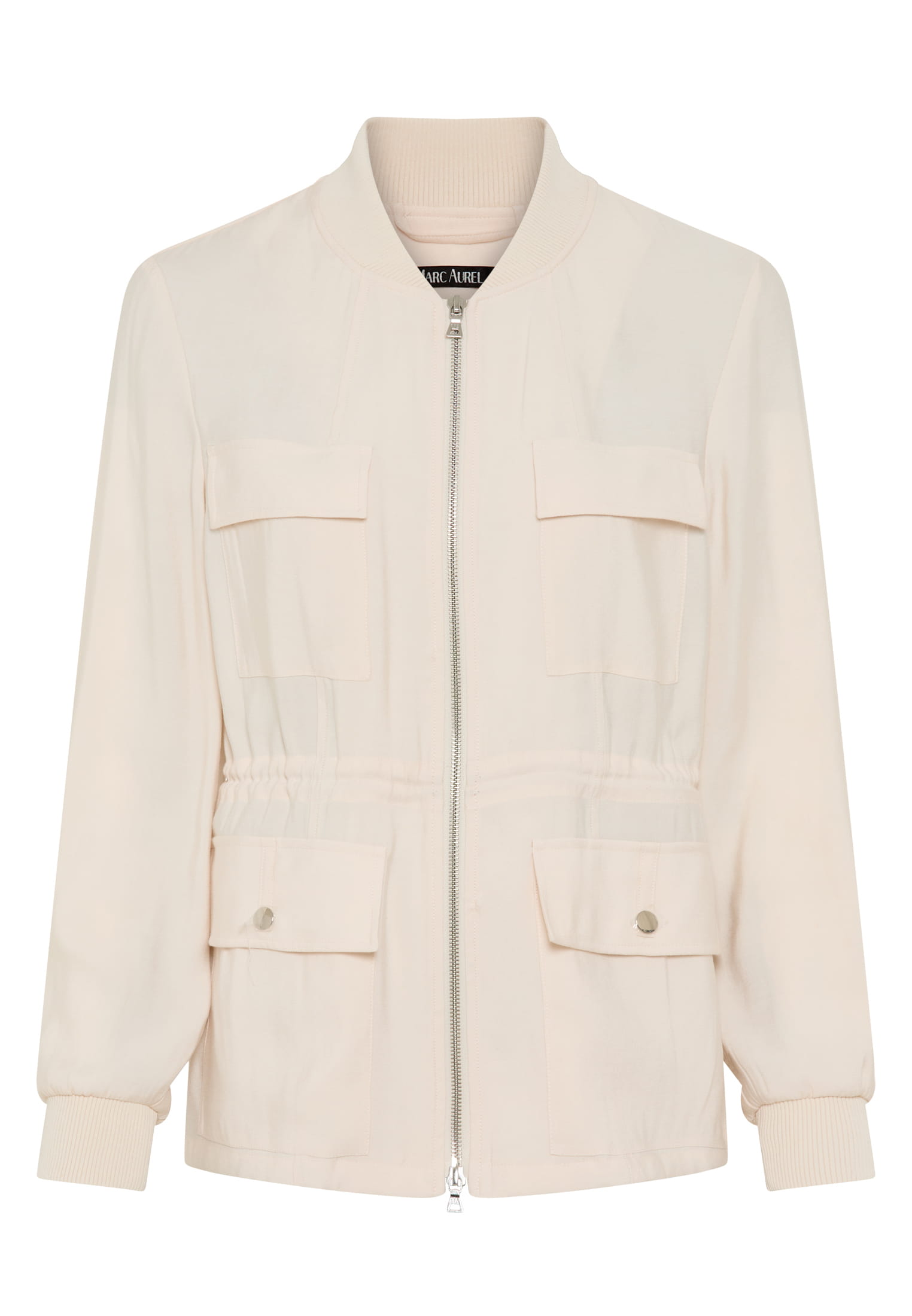 Blouson-Jacke aus Shiny Twill
