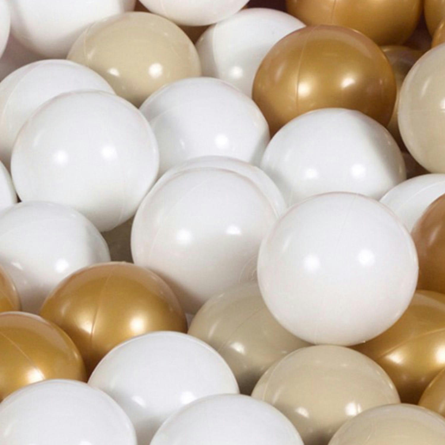 VELVET - Piscine en velours marsala à balles beiges et dorés H30cm