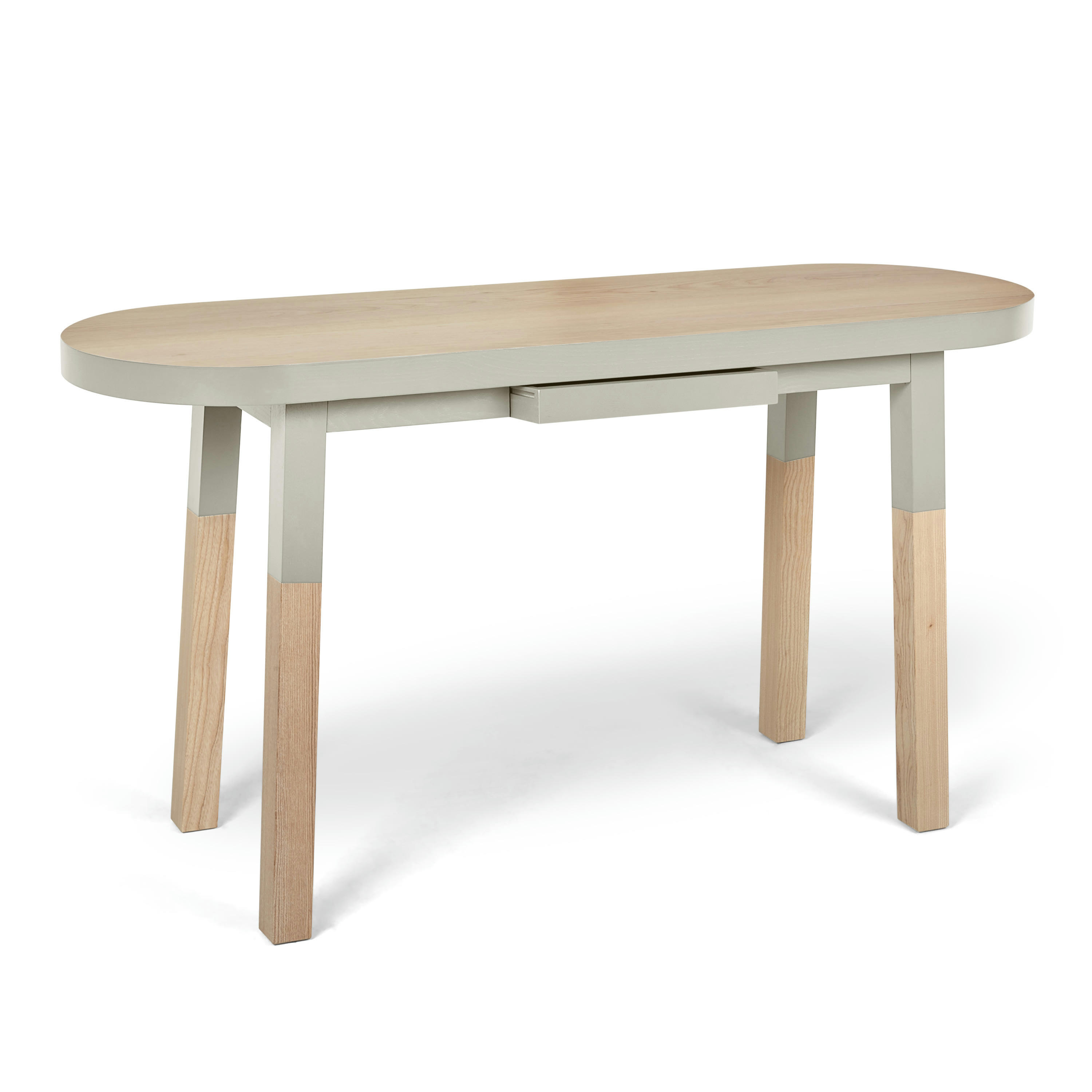 EGEE - Bureau Console 100 cm, 100% frêne massif
