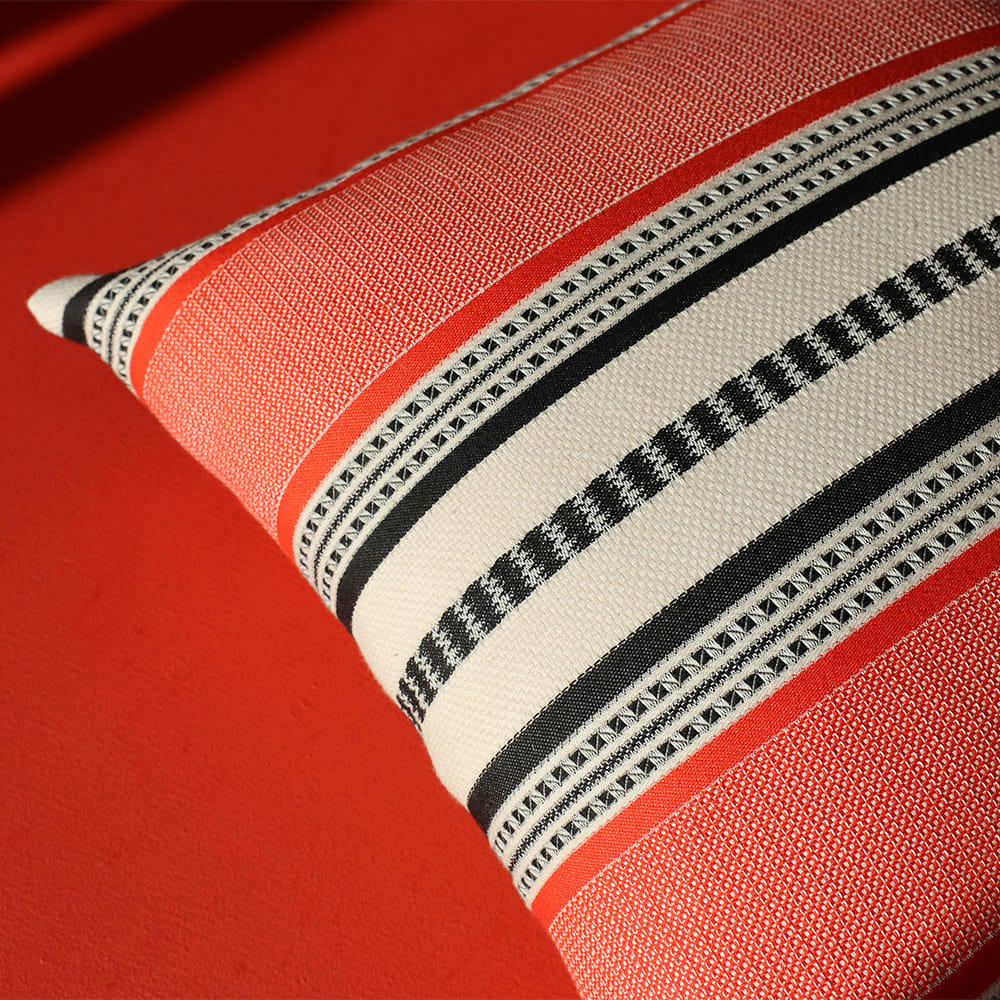 BARNE - Housse de coussin orange 40x40