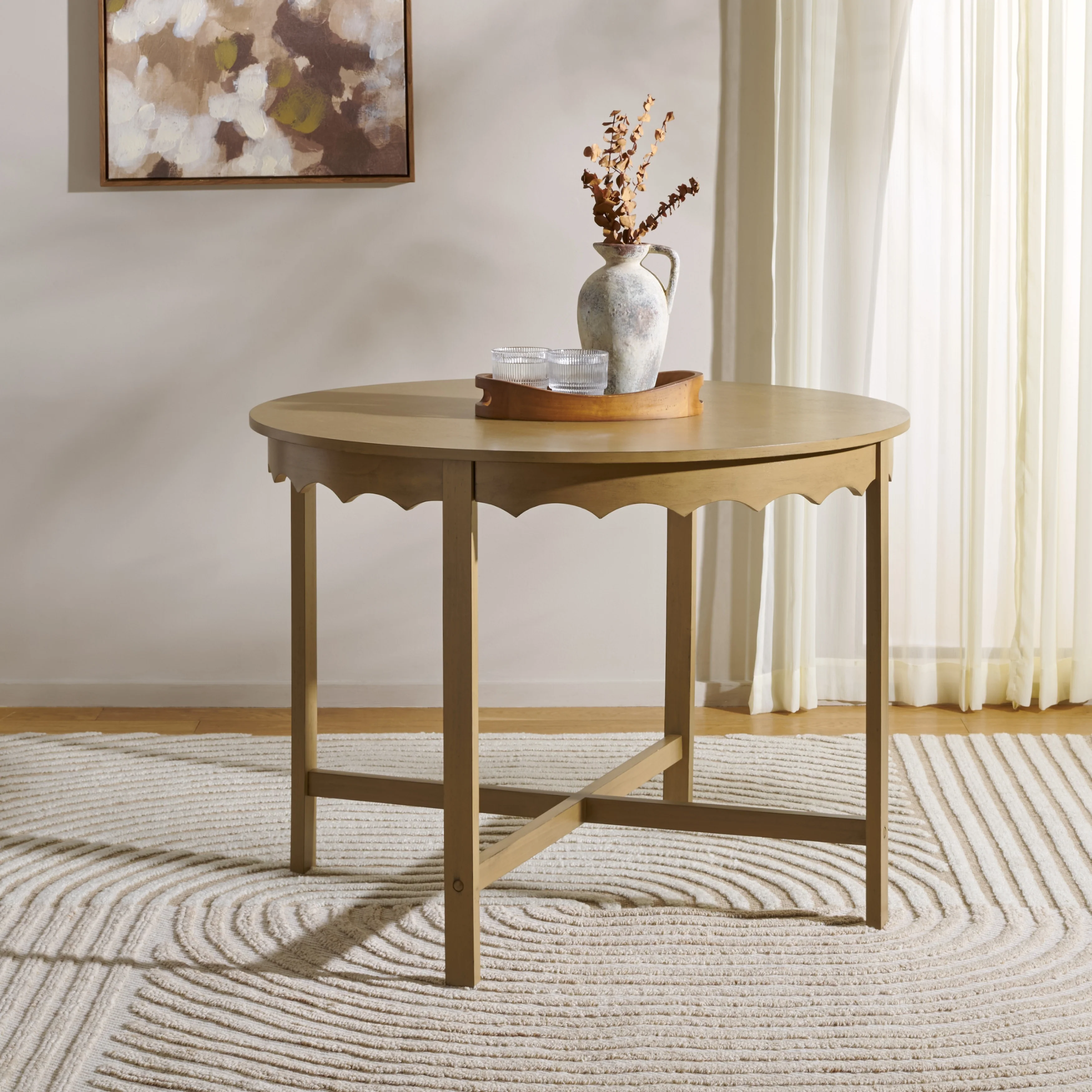 SAFAVIEH Home Seraphina Round Dining Table - 39W x 39D x 30H