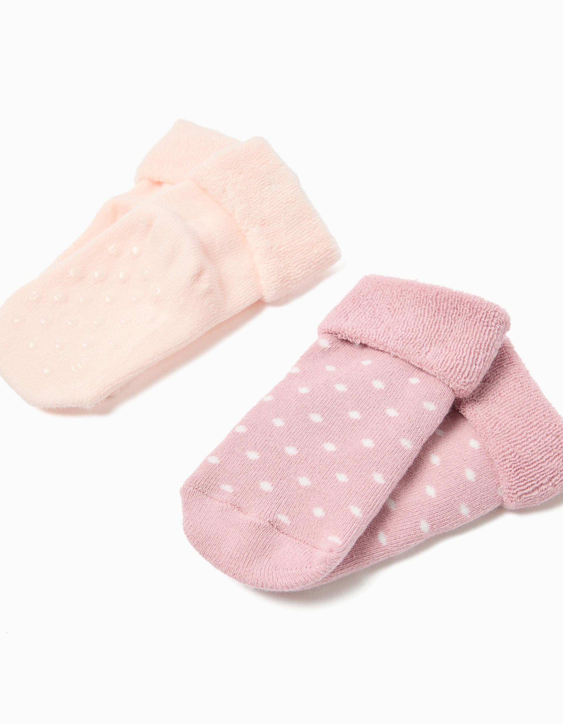 Pack 2 Pares de Meias Antiderrapante, Menina, Multicor