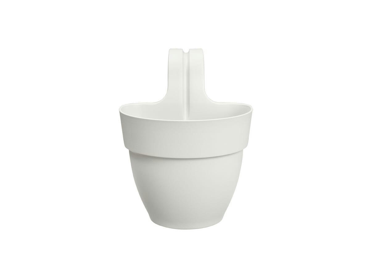 VIBIACAMPANA - Balconnière ronde 24x27 cm en polypropylène blanc