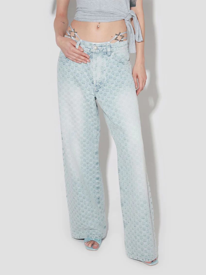 Monogram Ocean Washed Jeans