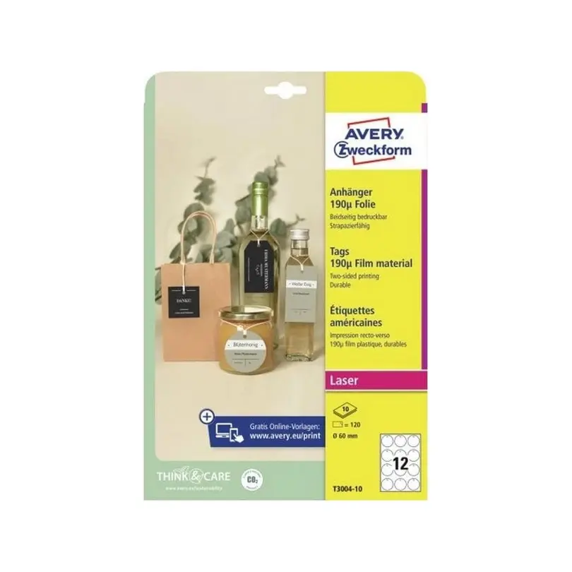 Etiketten 120er-Set Avery Zweckform
