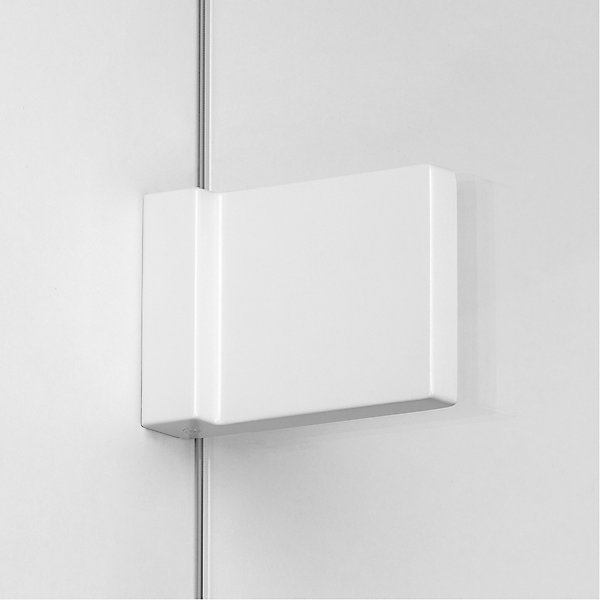 Paroi de douche à l'italienne blanche avec cadre 70 cmSANTORINI WHITE