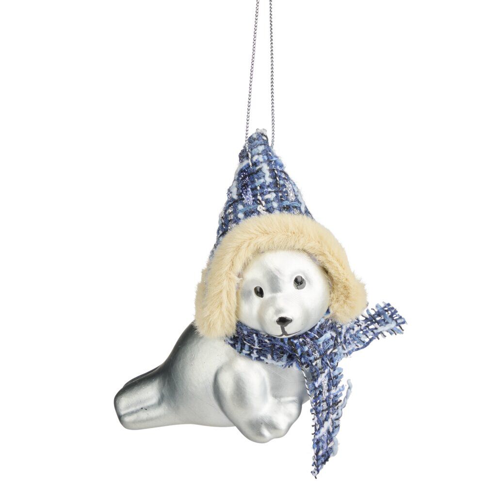 Personnage de No&euml;l boréal à suspendre H8,5cm (4 modèles)