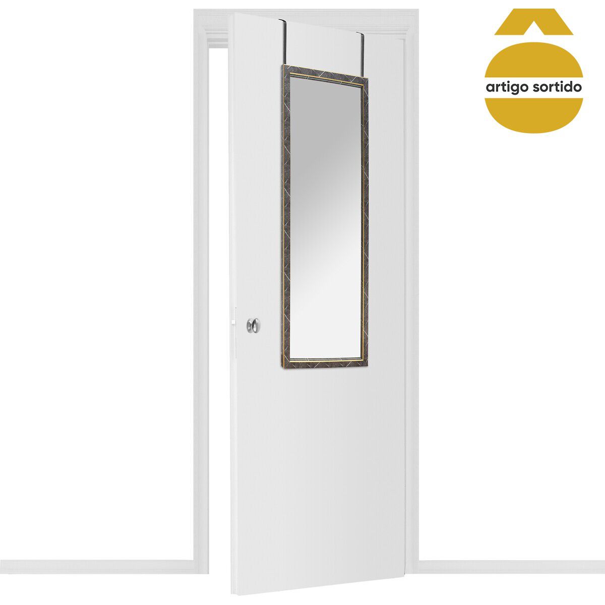 Espelho mármore para pendurar 94,5x34cm