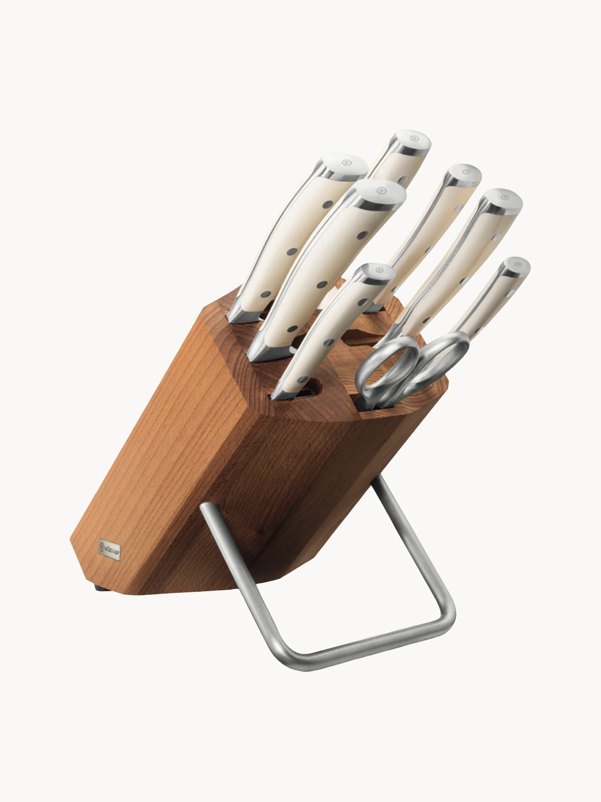 Messerblock Classic Icon aus Buchenholz, 8er-Set