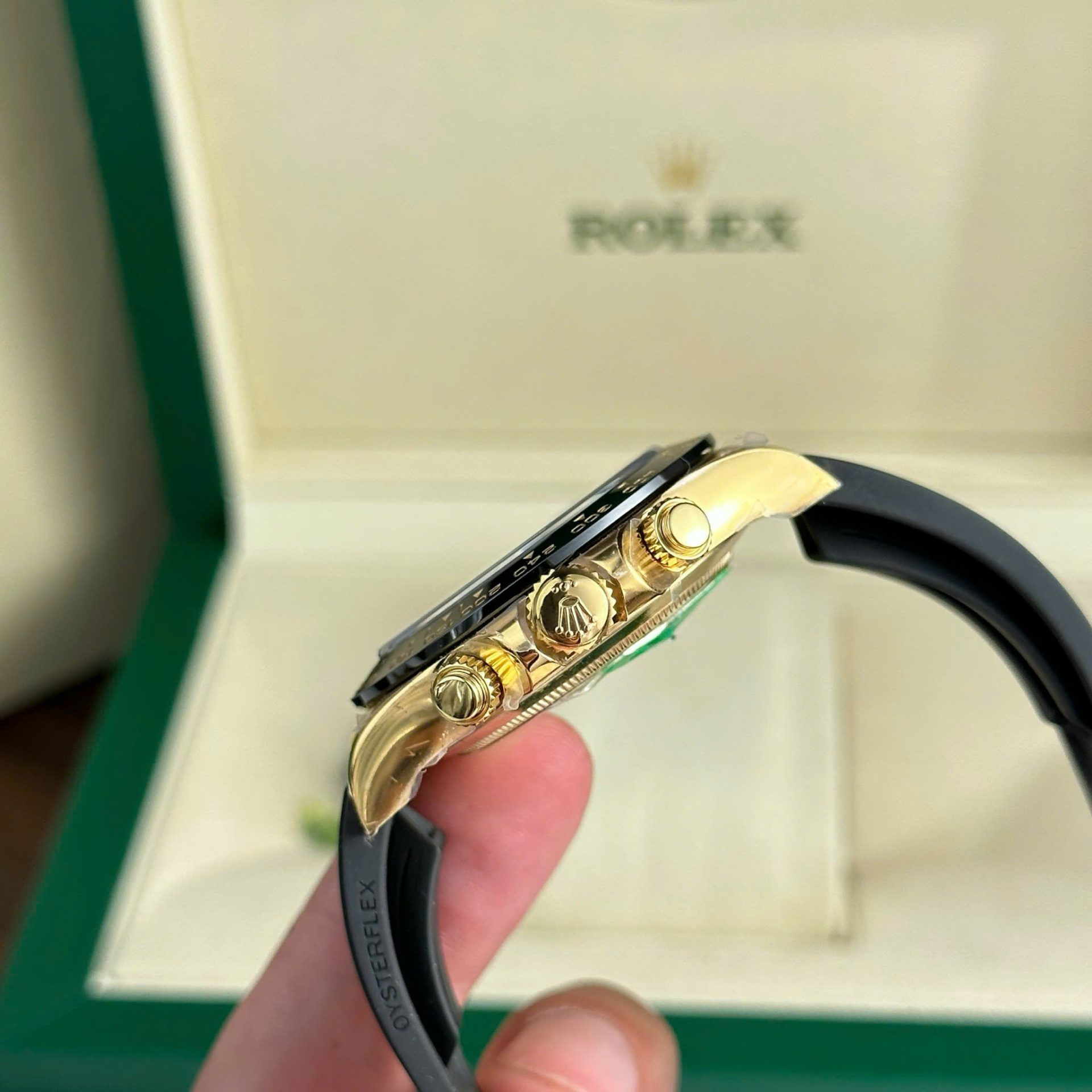 Rolex Daytona 116518LN YG Plated Champagne Dial 40mm Oysterflex Super Clone