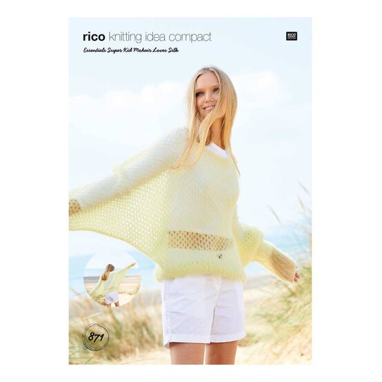 Rico Super Kid Mohair Sweater Digital Pattern 871