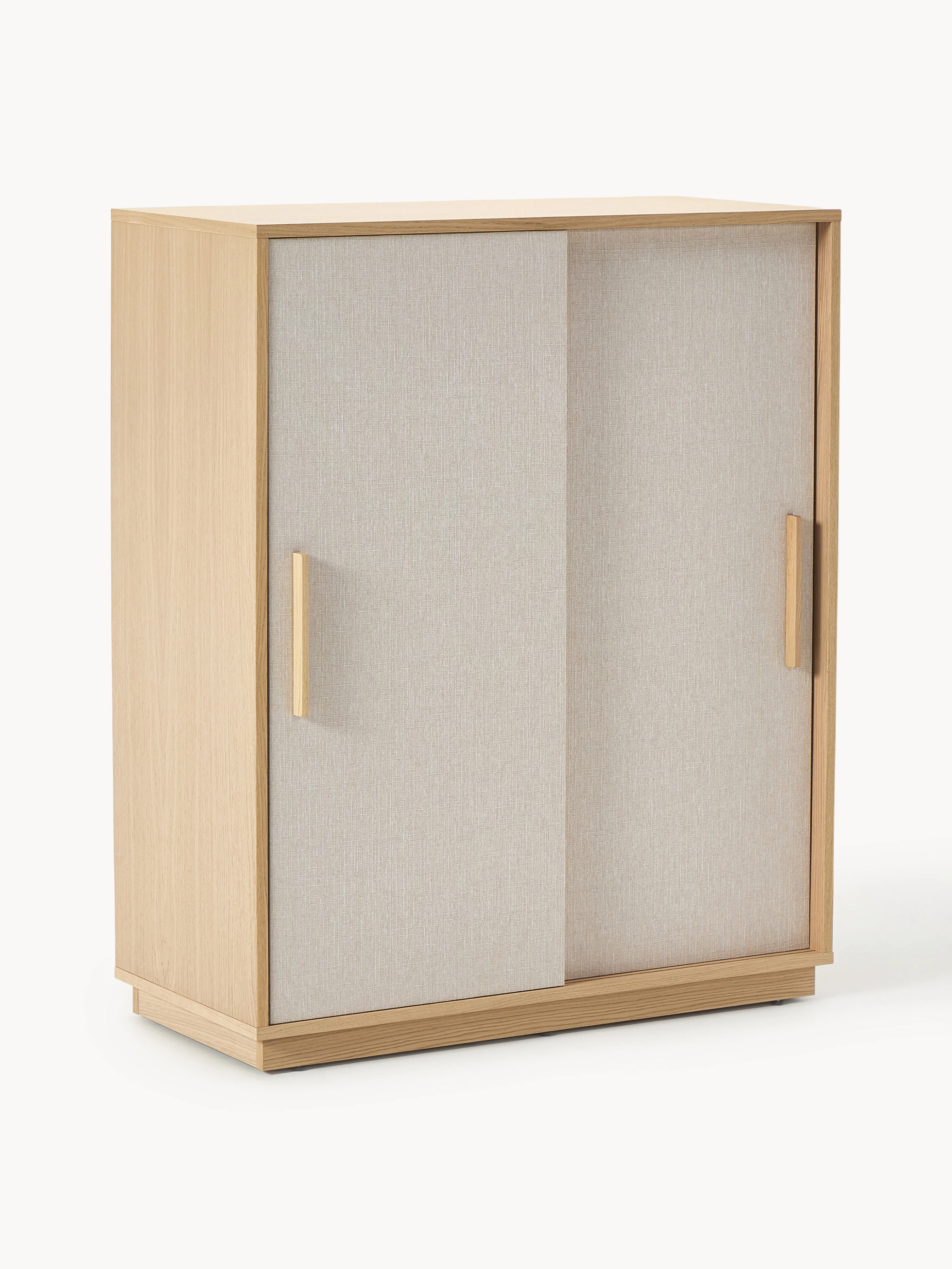 Holz-Highboard Wisp mit gepolsteter Front
