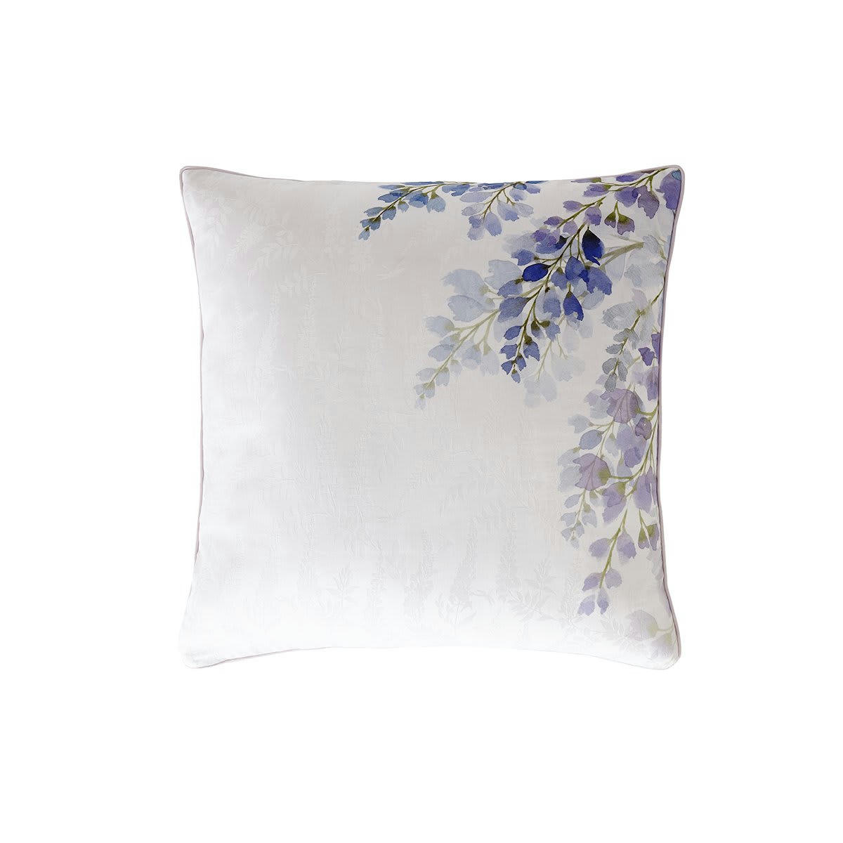 WISTERIA - Taie d'oreiller coton bleu foncé 50x75 cm
