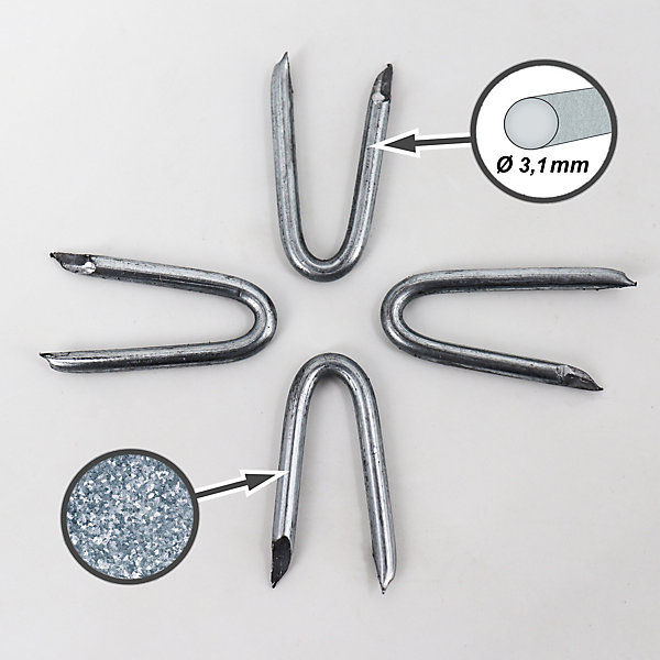 4 kg de crampons, boucles métalliques, clôture de protection , Aquagart