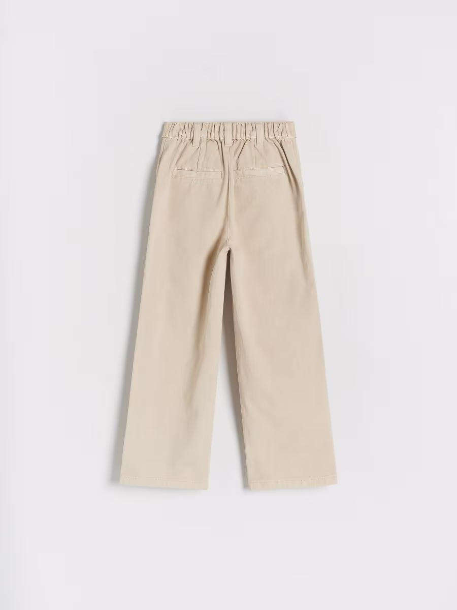 Cotton Trousers With Buttons