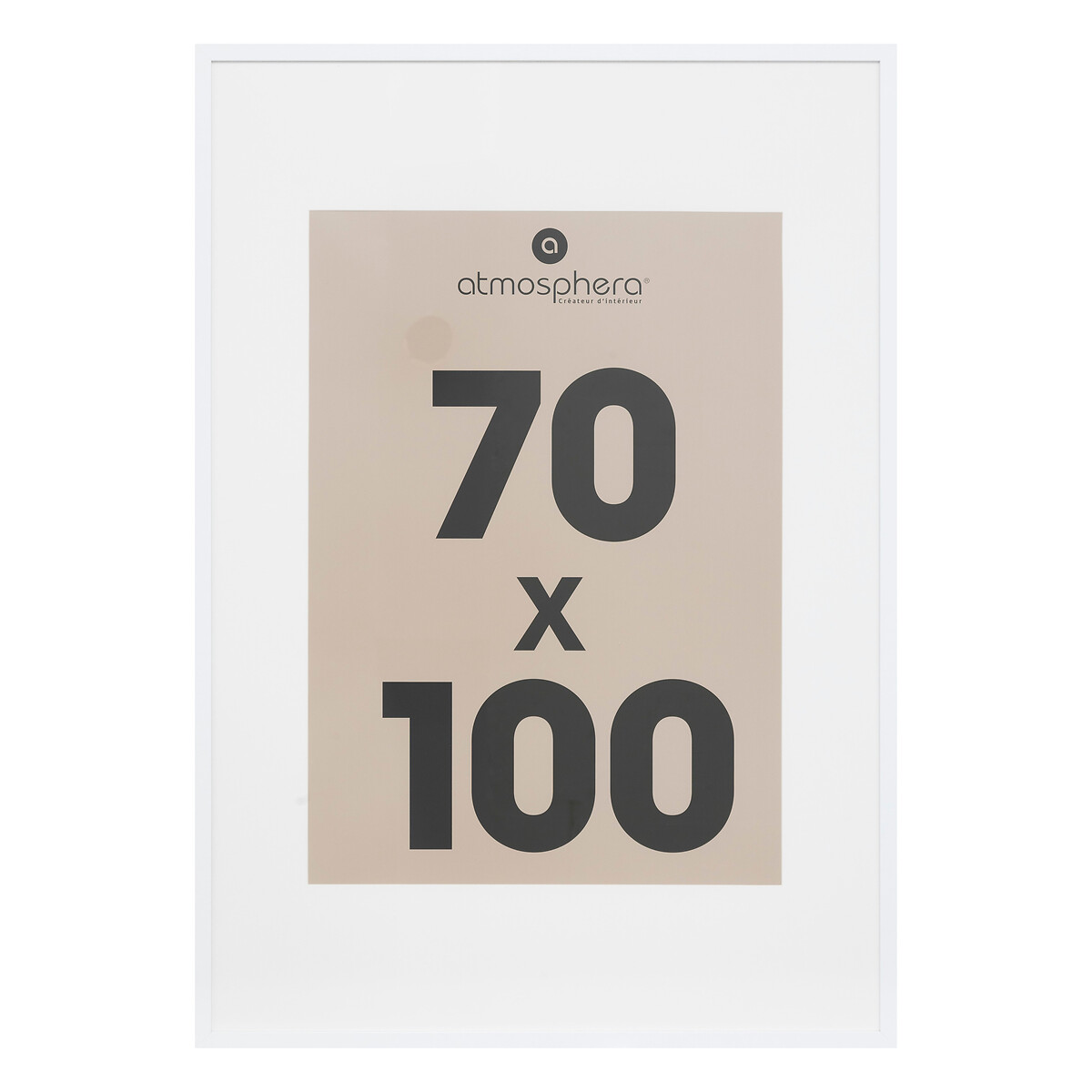 Photo frame "Manu" White, 70x100 cm