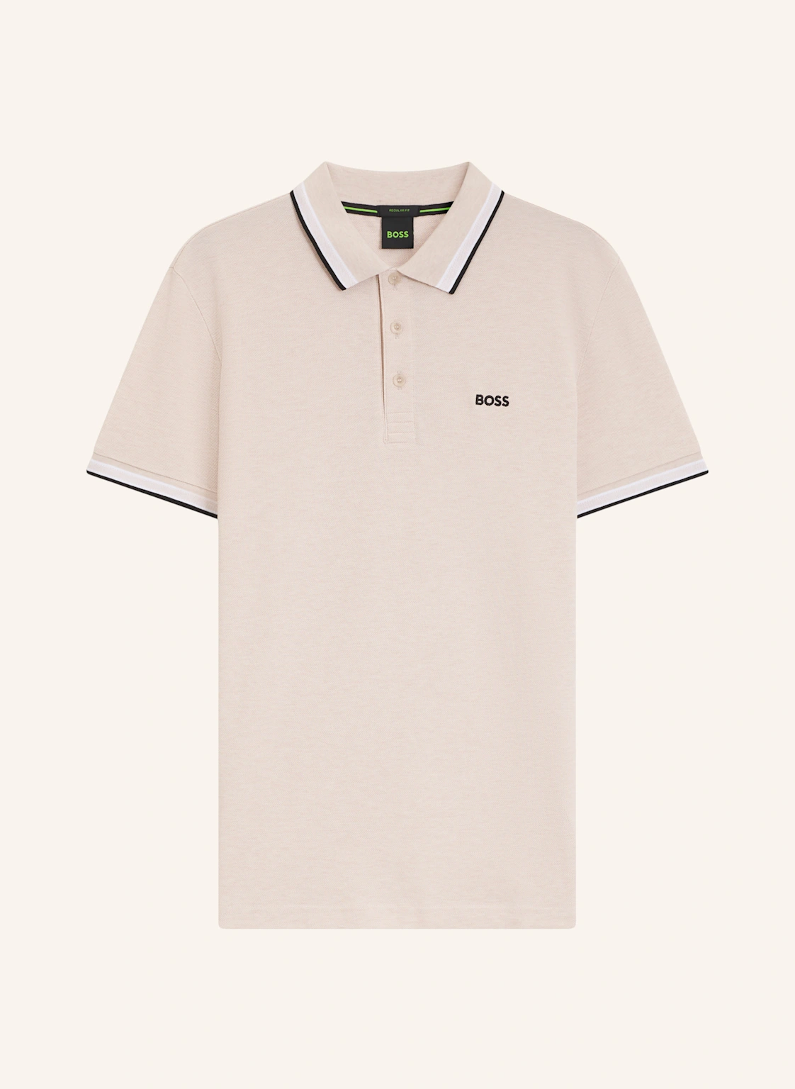 BOSS Piqué-Poloshirt PADDY CURVED Regular Fit