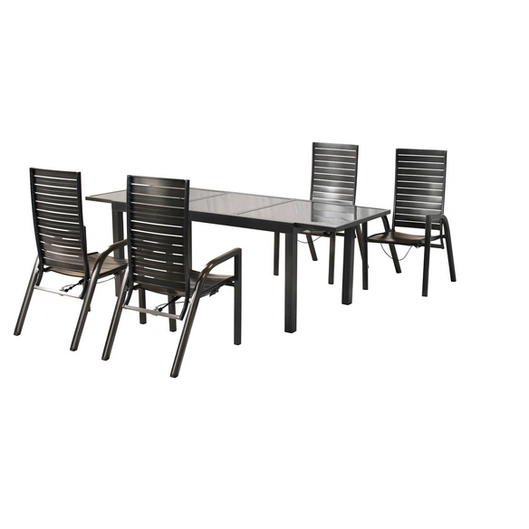 Gartenmöbel-Diningset »Siros«, 5 tlg., 4 Sitzplätze, Aluminium