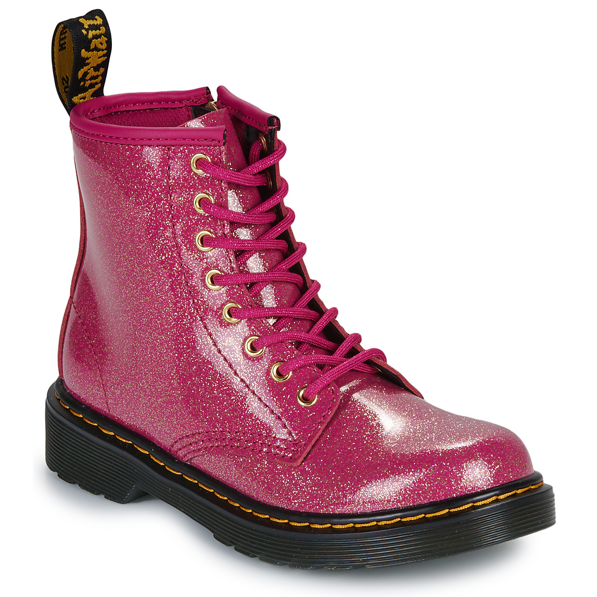 Dr. Martens - 1460 J Fuchsia Silver Nebula Glitter - Pink