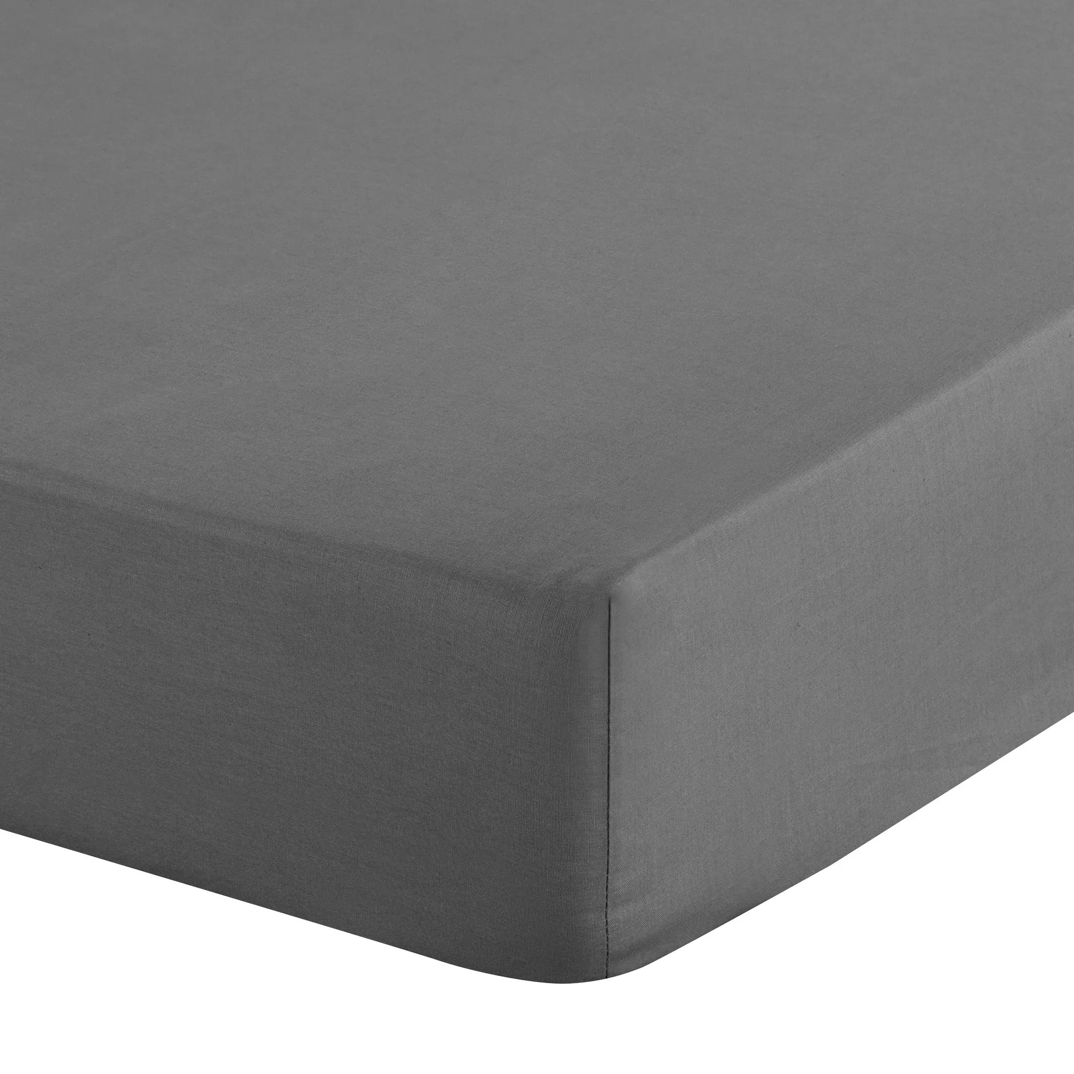 Prześcieradło z gumką 160x200 cm z mikrowłókna kolor stalowy 90 g/m2 SOFT Design 91