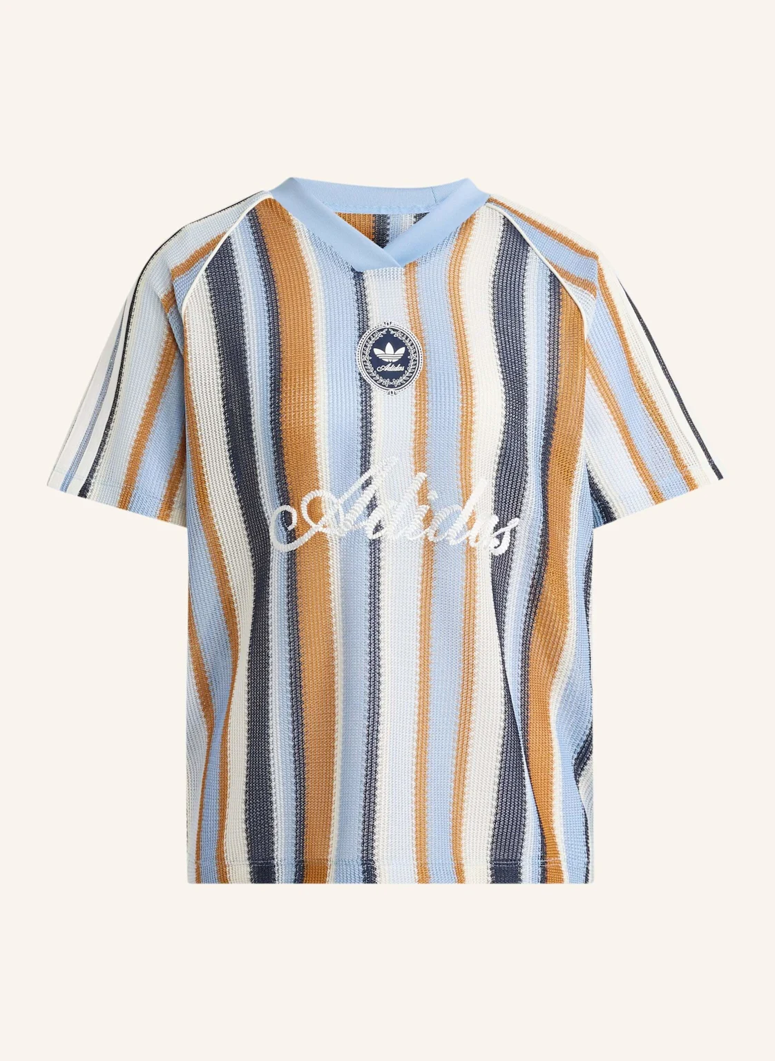 adidas Originals Strickshirt ADIDAS ORIGINALS SUMMER GLOW KNITTED OVERSIZED JERSEY