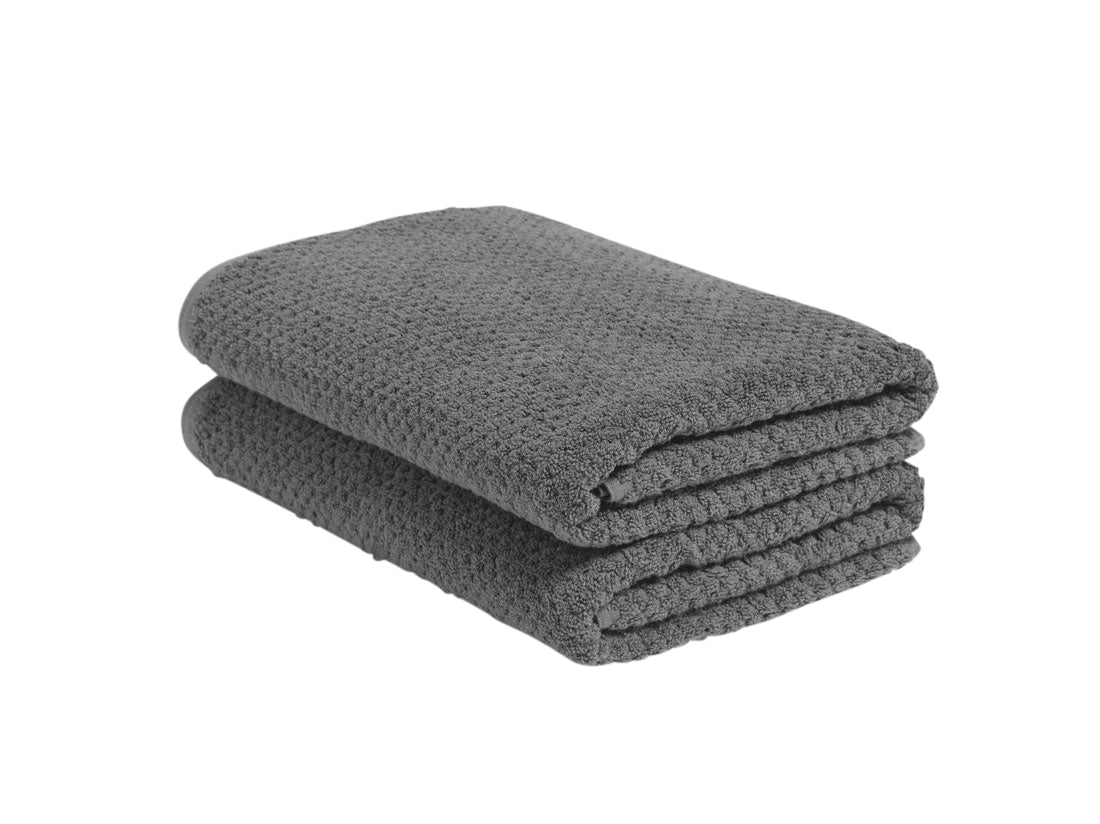 Yumeko douchelakens Dots - dark grey - 70x140 - 2 st