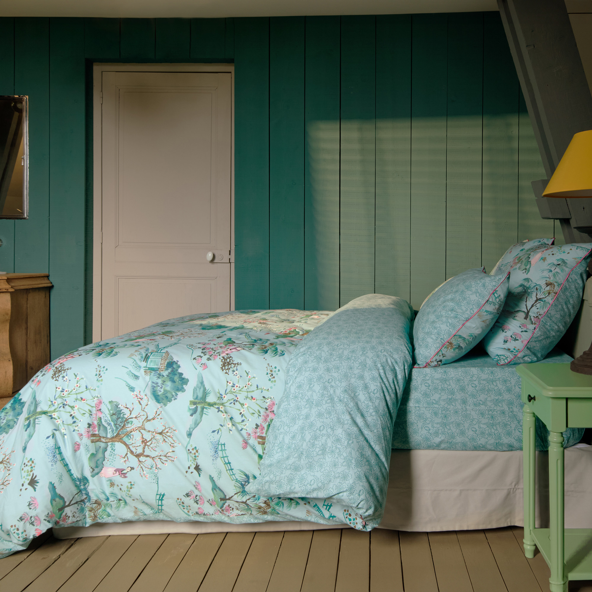 Linge de litEstampe japonaise