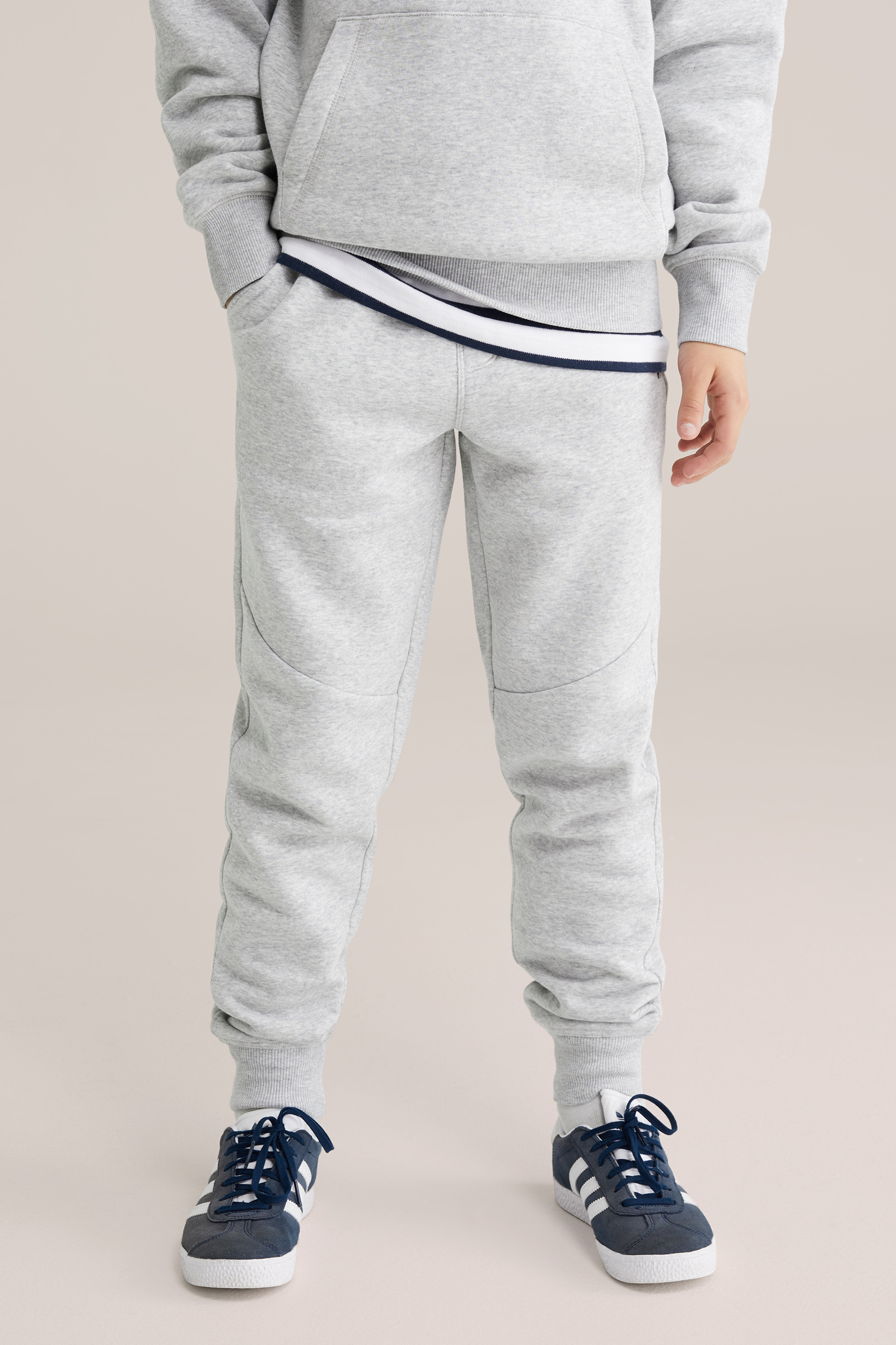 Jongens regular fit joggingbroek met embroidery