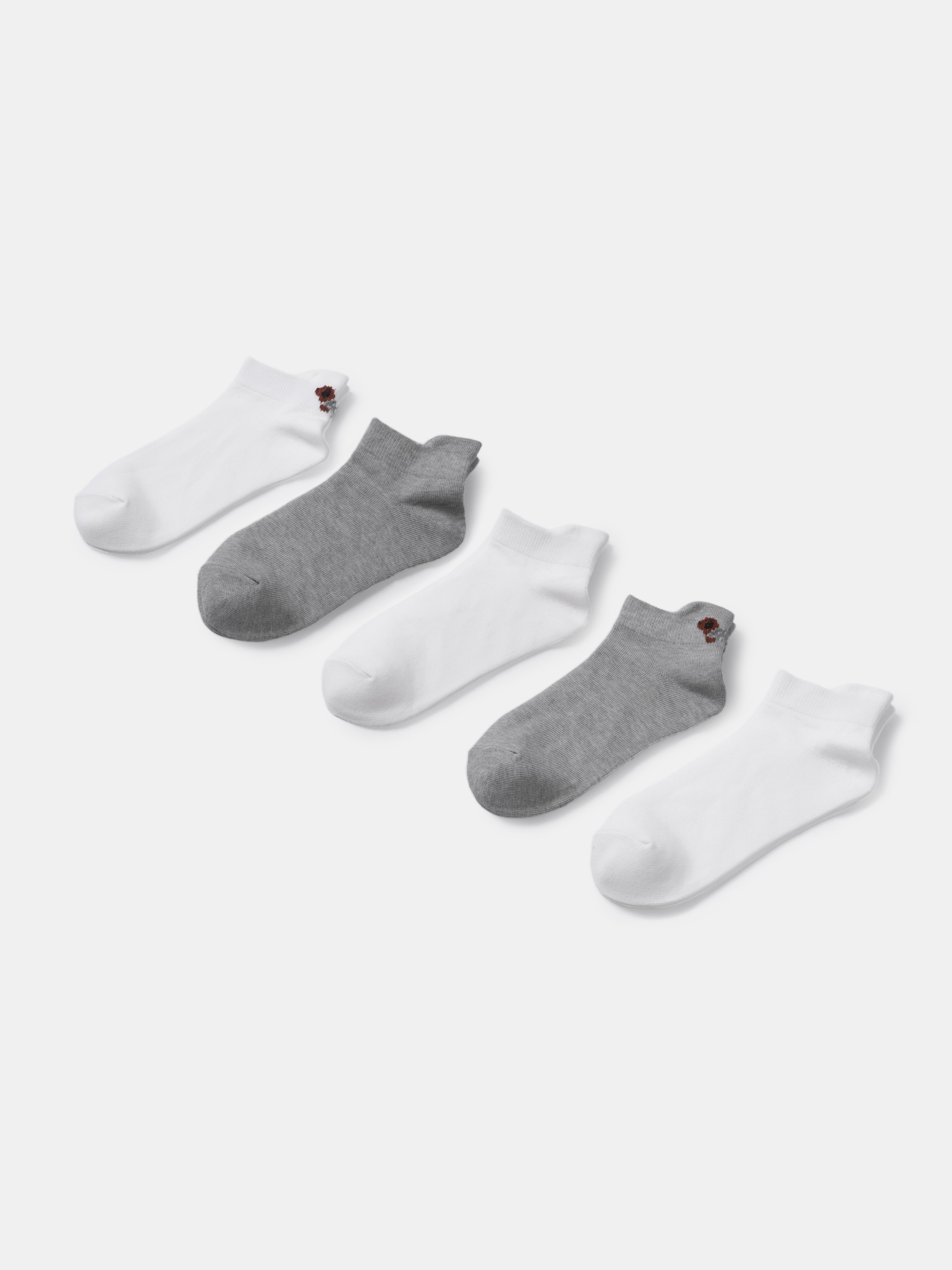 Zestaw skarpet z psami oraz gładkich 5 pack